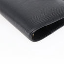 LOUIS VUITTON Epi Agenda PM Day Planner Cover Black R20052 LV Auth 147269-14
