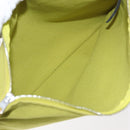 HERMES Bora Bora Pouch Canvas 3 Set Green Silver Auth 147270-15