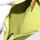 HERMES Bora Bora Pouch Canvas 3 Set Green Silver Auth 147270-18