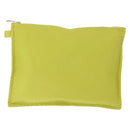 HERMES Bora Bora Pouch Canvas 3 Set Green Silver Auth 147270-2