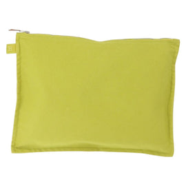 HERMES Bora Bora Pouch Canvas 3 Set Green Silver Auth 147270 - 0