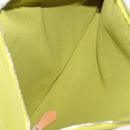 HERMES Bora Bora Pouch Canvas 3 Set Green Silver Auth 147270-8
