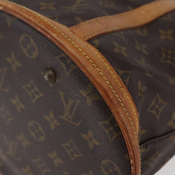 LOUIS VUITTON Monogram Bucket GM Shoulder Bag M42236 LV Auth 147272
