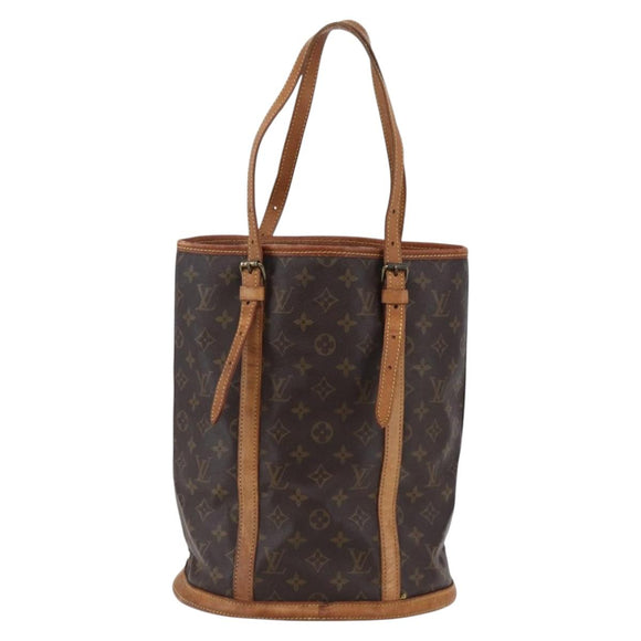 LOUIS VUITTON Monogram Bucket GM Shoulder Bag M42236 LV Auth 147272