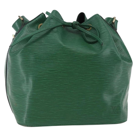 LOUIS VUITTON Epi Petit Noe Shoulder Bag Green M44104 LV Auth 147274