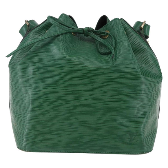 LOUIS VUITTON Epi Petit Noe Shoulder Bag Green M44104 LV Auth 147274
