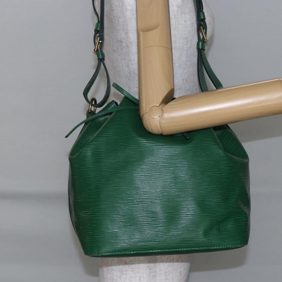 LOUIS VUITTON Epi Petit Noe Shoulder Bag Green M44104 LV Auth 147274