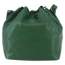 LOUIS VUITTON Epi Petit Noe Shoulder Bag Green M44104 LV Auth 147274-2