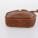 Salvatore Ferragamo Vala Shoulder Bag Leather 2 Set Brown Navy Auth 147275-15