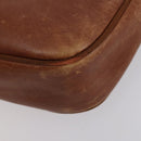 Salvatore Ferragamo Vala Shoulder Bag Leather 2 Set Brown Navy Auth 147275-16