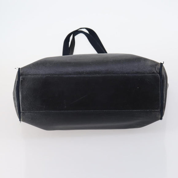 Salvatore Ferragamo Vala Shoulder Bag Leather 2 Set Brown Navy Auth 147275