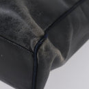 Salvatore Ferragamo Vala Shoulder Bag Leather 2 Set Brown Navy Auth 147275-8