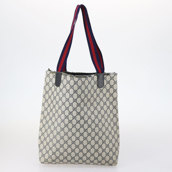 GUCCI Burberry PRADA Tote Bag PVC Nylon 3 Set Navy Beige Auth 147276