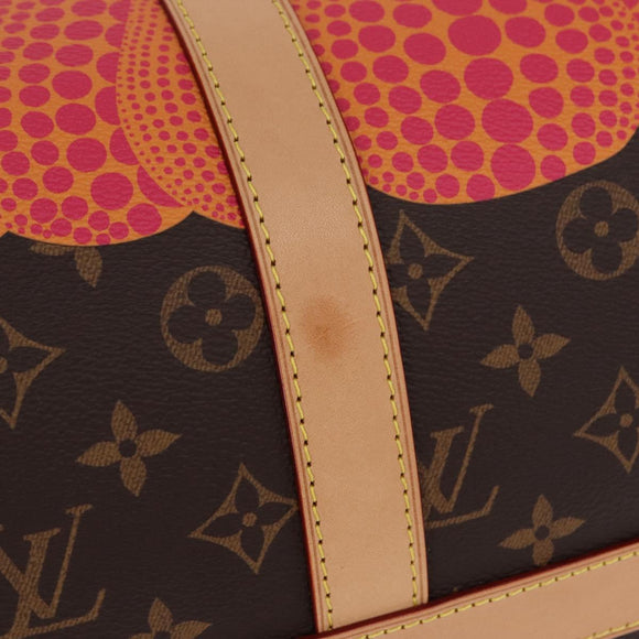 LOUIS VUITTON Yayoi Kusama Keepall Bandouliere 45 Bag M46441 LV Auth 147286SM
