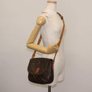 LOUIS VUITTON Monogram Saint Cloud GM Shoulder Bag M51242 LV Auth 147315-26