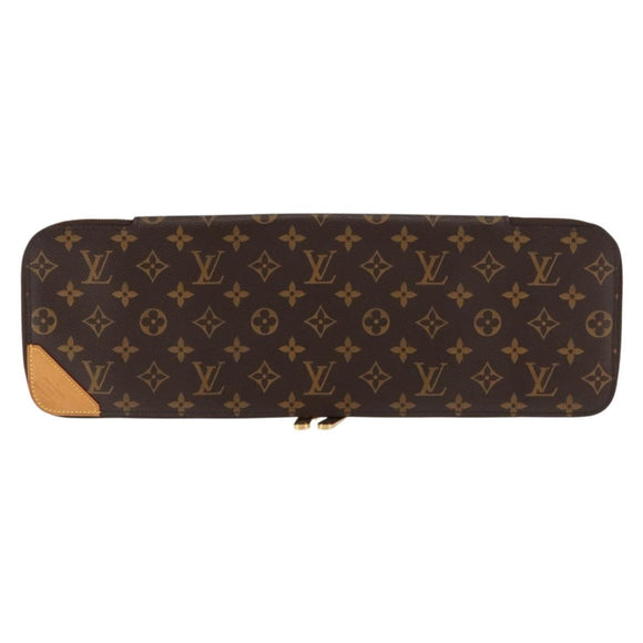 LOUIS VUITTON Monogram Etui 5 Cravat Necktie Case M47535 LV Auth 147323