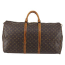 LOUIS VUITTON Monogram Keepall 60 Boston Bag M41422 LV Auth 147329-13