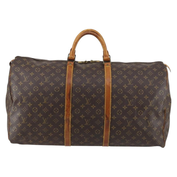 LOUIS VUITTON Monogram Keepall 60 Boston Bag M41422 LV Auth 147329
