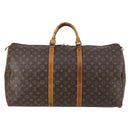 LOUIS VUITTON Monogram Keepall 60 Boston Bag M41422 LV Auth 147329-2