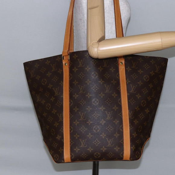 LOUIS VUITTON Monogram Sac Shopping Tote Bag M51108 LV Auth 147331