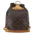 LOUIS VUITTON Monogram Montsouris GM Backpack M51135 LV Auth 147333-2