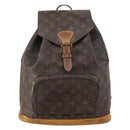 LOUIS VUITTON Monogram Montsouris GM Backpack M51135 LV Auth 147334-13