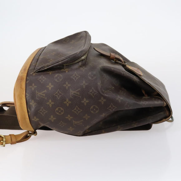 LOUIS VUITTON Monogram Montsouris GM Backpack M51135 LV Auth 147334