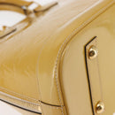 LOUIS VUITTON Vernis Alma PM Hand Bag 2way Rose Florentin M90170 Auth 147339-9