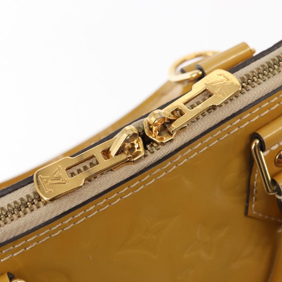 LOUIS VUITTON Vernis Alma PM Hand Bag 2way Rose Florentin M90170 Auth 147339