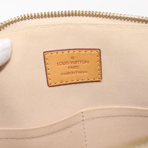 LOUIS VUITTON Vernis Alma PM Hand Bag 2way Rose Florentin M90170 Auth 147339