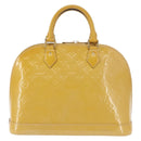 LOUIS VUITTON Vernis Alma PM Hand Bag 2way Rose Florentin M90170 Auth 147339-13