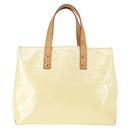 LOUIS VUITTON Monogram Vernis Reade PM Hand Bag Perle M91336 LV Auth 147341-2
