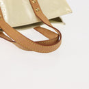 LOUIS VUITTON Monogram Vernis Reade PM Hand Bag Perle M91336 LV Auth 147341-7