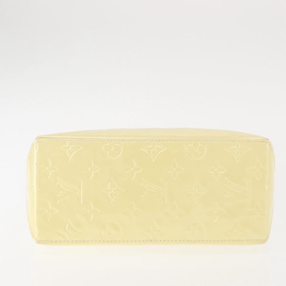 LOUIS VUITTON Monogram Vernis Reade PM Hand Bag Perle M91336 LV Auth 147341