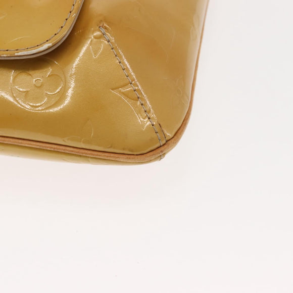 LOUIS VUITTON Monogram Vernis Thompson Street Bag Beige M91301 LV Auth 147342