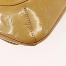 LOUIS VUITTON Monogram Vernis Thompson Street Bag Beige M91301 LV Auth 147342-16