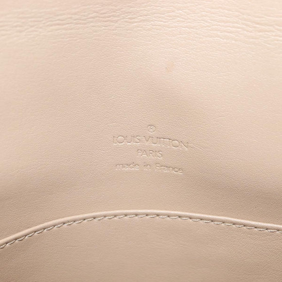 LOUIS VUITTON Monogram Vernis Thompson Street Bag Beige M91301 LV Auth 147342