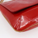 LOUIS VUITTON Monogram Vernis Thompson Street Bag Red Rouge M91094 Auth 147343-14