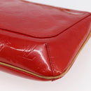 LOUIS VUITTON Monogram Vernis Thompson Street Bag Red Rouge M91094 Auth 147343-15