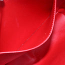 LOUIS VUITTON Monogram Vernis Thompson Street Bag Red Rouge M91094 Auth 147343-19