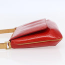 LOUIS VUITTON Monogram Vernis Thompson Street Bag Red Rouge M91094 Auth 147343-3