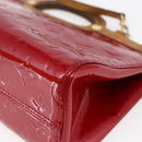 LOUIS VUITTON Monogram Vernis Roxbury Drive Bag Pomme D'amour M91987 Auth 147344-17