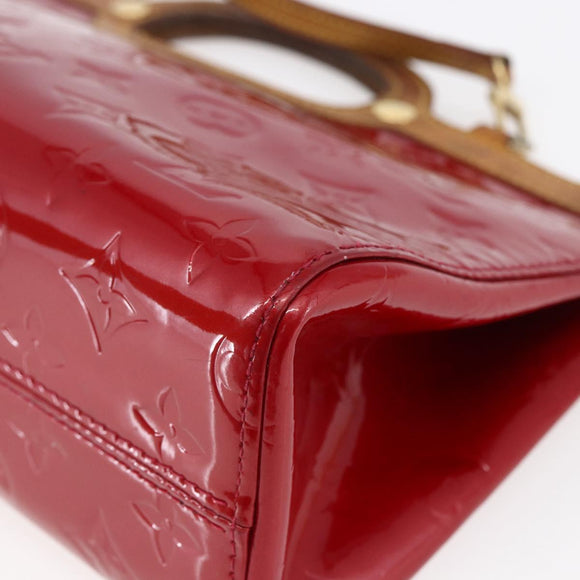 LOUIS VUITTON Monogram Vernis Roxbury Drive Bag Pomme D'amour M91987 Auth 147344