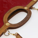 LOUIS VUITTON Monogram Vernis Roxbury Drive Bag Pomme D'amour M91987 Auth 147344-7