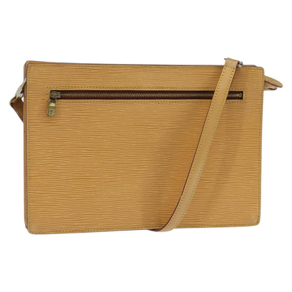 LOUIS VUITTON Epi Angian Shoulder Bag Beige M52116 LV Auth 147346