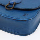 LOUIS VUITTON Epi Saint Cloud PM Shoulder Bag Blue M52195 LV Auth 147347-14