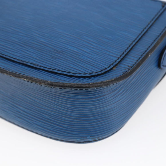 LOUIS VUITTON Epi Saint Cloud PM Shoulder Bag Blue M52195 LV Auth 147347