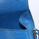 LOUIS VUITTON Epi Saint Cloud PM Shoulder Bag Blue M52195 LV Auth 147347-20