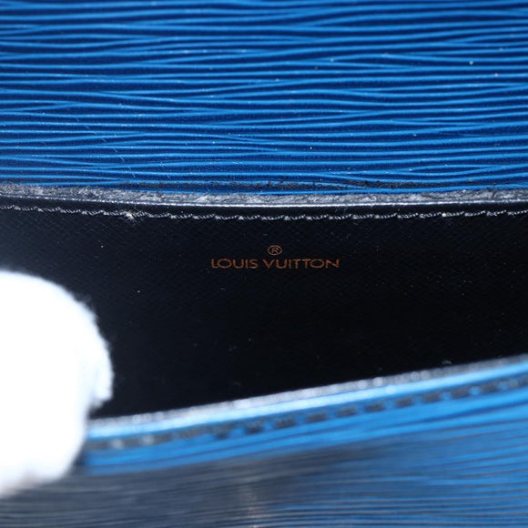 LOUIS VUITTON Epi Saint Cloud PM Shoulder Bag Blue M52195 LV Auth 147347