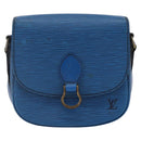 LOUIS VUITTON Epi Saint Cloud PM Shoulder Bag Blue M52195 LV Auth 147347-13